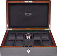 Rapport London Carbon Fibre Ten Watch Box