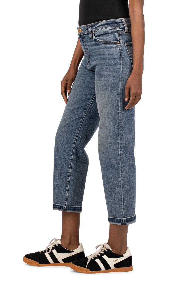 KUT from the Kloth Sienna Crop Baggy Boyfriend Jeans, Alternate, color, 