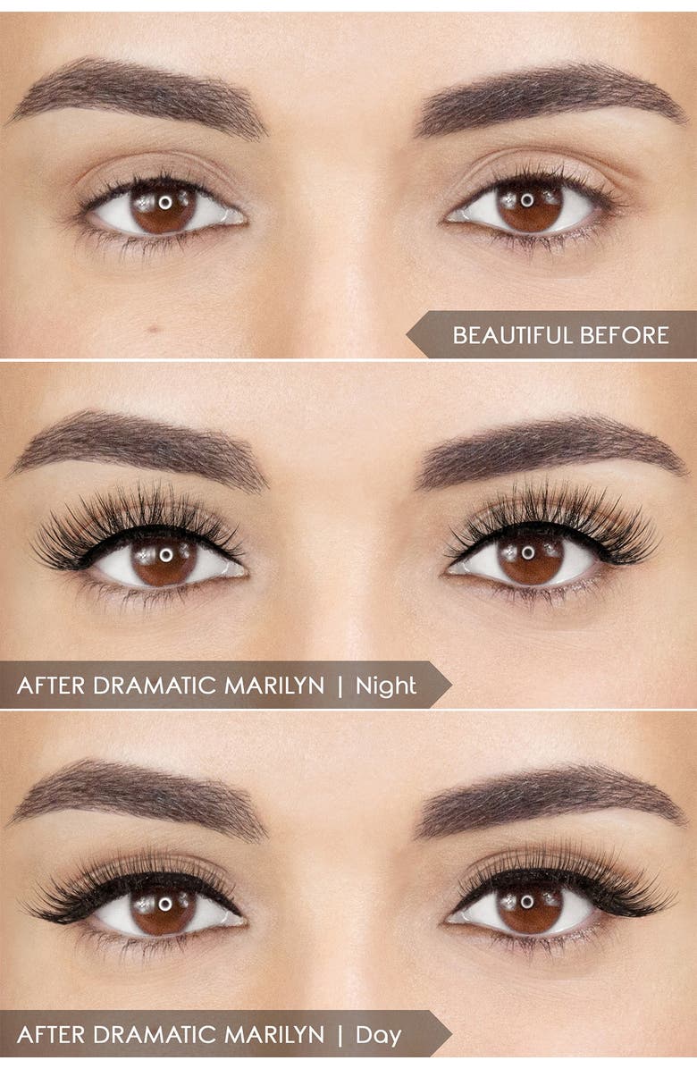 MIRENESSE Magnomatic Magnetic Eyeliner w/ Reuseable Magnetic Lashes Day & Night Kit - Dramatic Marilyn, Alternate, color, 