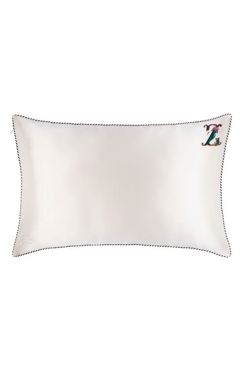 Embroidered Pure Silk Queen Pillowcase (Limited Edition)