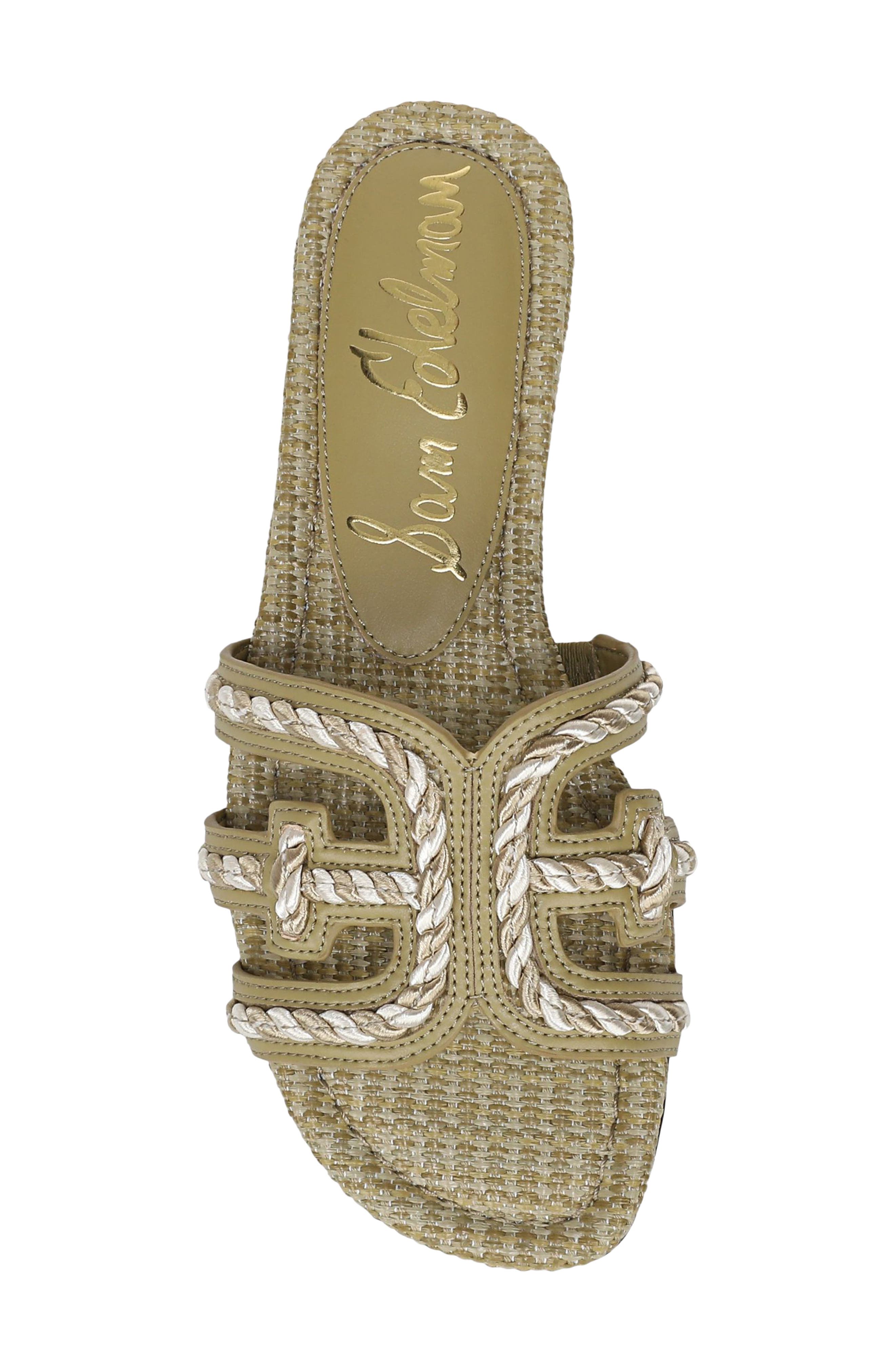 Bay Twist Slide Sandal, Alternate, color, WASHED SAGE