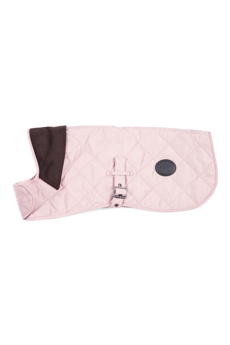 Quilted Dog Coat, Main, color, PINK