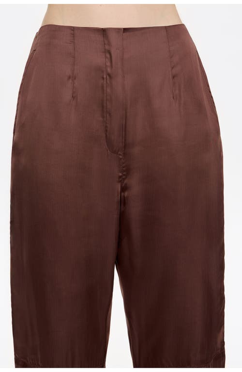 Bimba Y Lola Viscose Harem Trousers In Brown