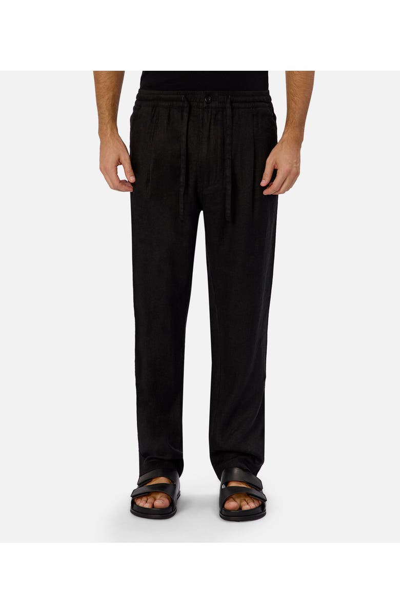 Industrie Australia THE NEW CAPRI LINEN PANT, Main, color, Yd Black