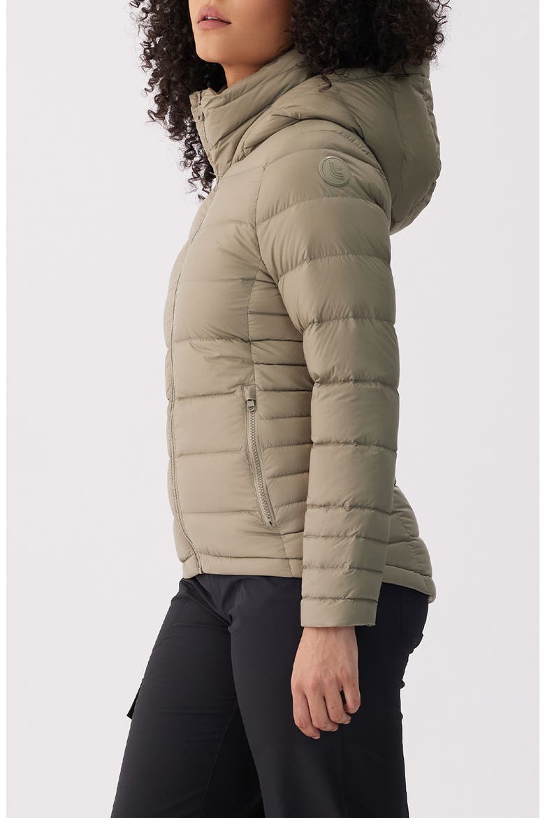Emy Packable Hooded Puffer Jacket, Alternate, color, HAZEL