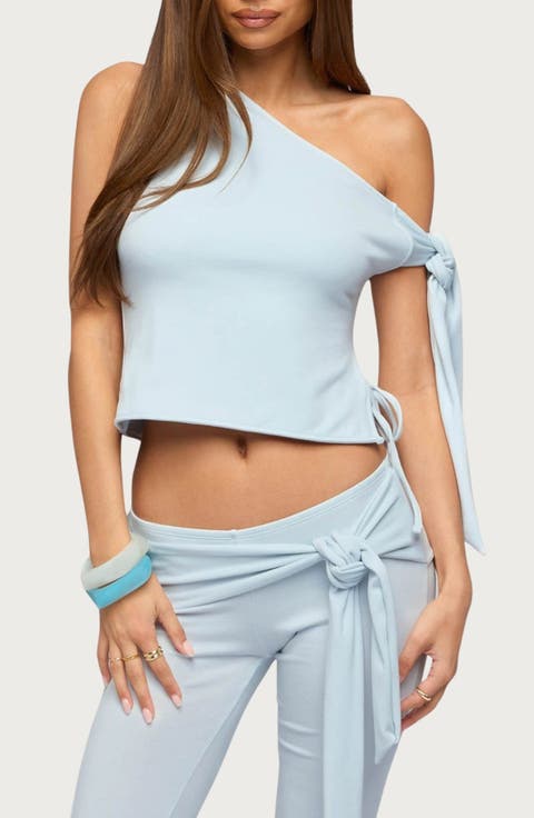Adara Tied One Shoulder Top