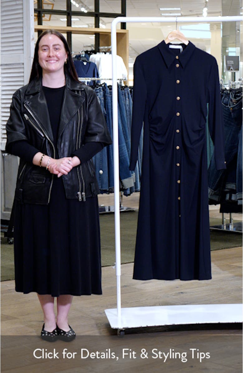 Sailor Long Sleeve Shirtdress, sales video thumbnail