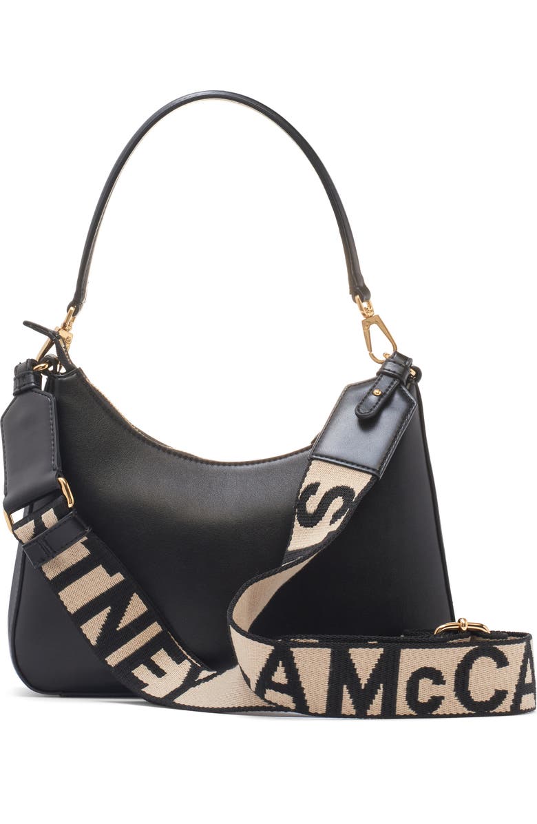 Stella McCartney Small Logo Leather Shoulder Bag, Alternate, color,
