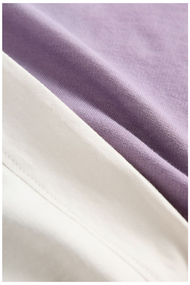 Kids' Purple Pocket T-Shirt & Drawstring Utility Shorts Set, Alternate, color, PURPLE