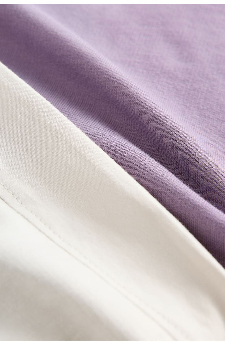 NEXT Kids' Purple Pocket T-Shirt & Drawstring Utility Shorts Set, Alternate, color, Purple