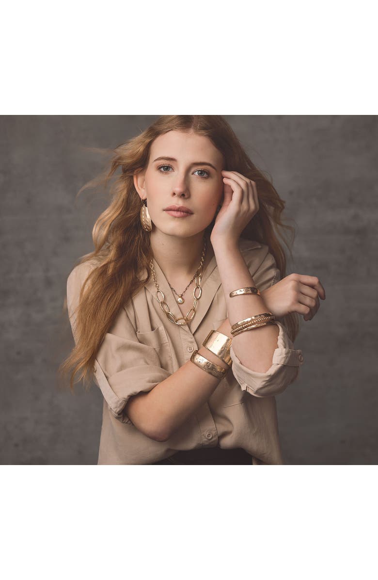 Collection 1304 Droplet Bronze Bangle, Alternate, color, Bronze