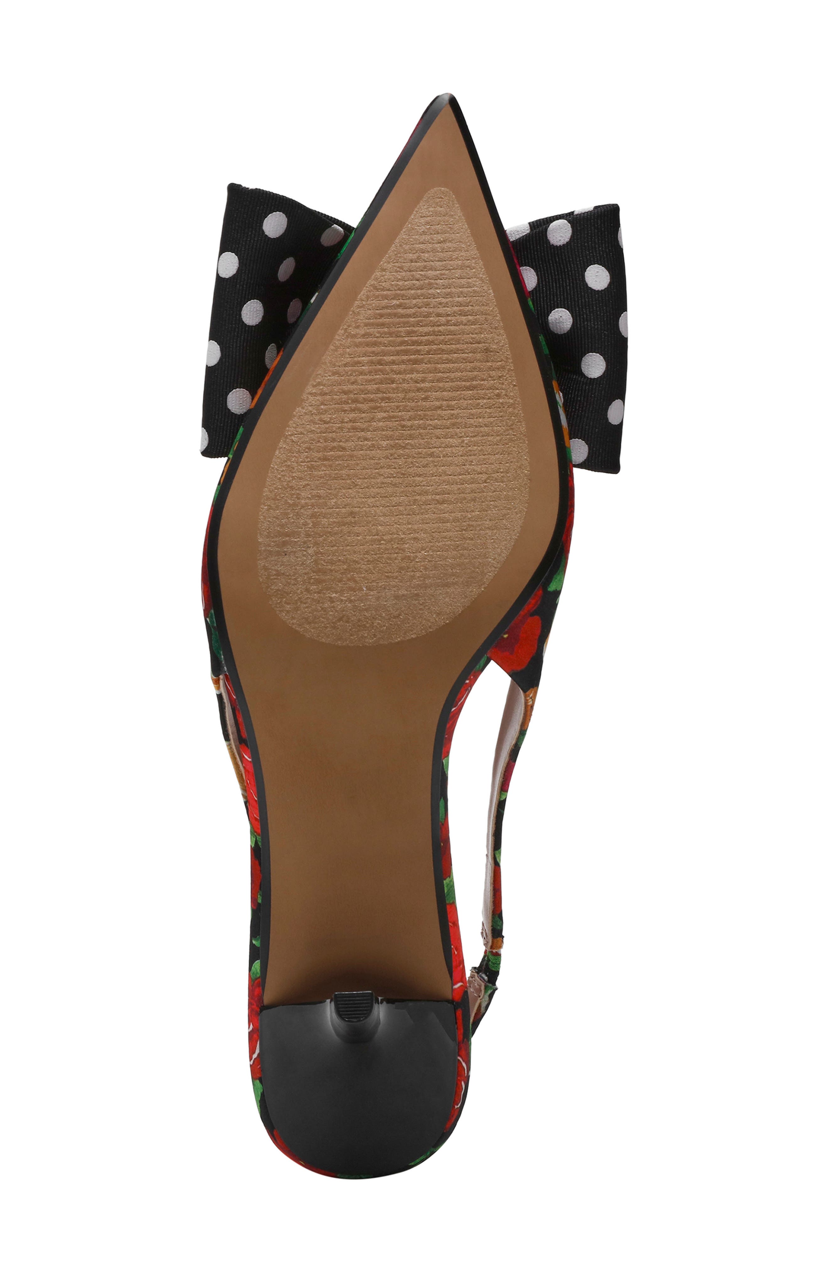 Betsey Johnson Birdy Pointed Toe Slingback Pump, Alternate, color, 