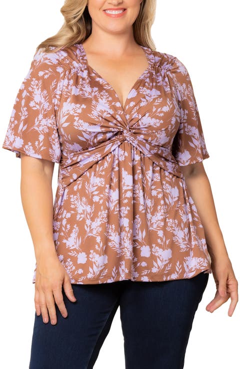 Abby Twist Front Top