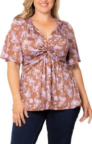 Kiyonna Abby Twist Front Top