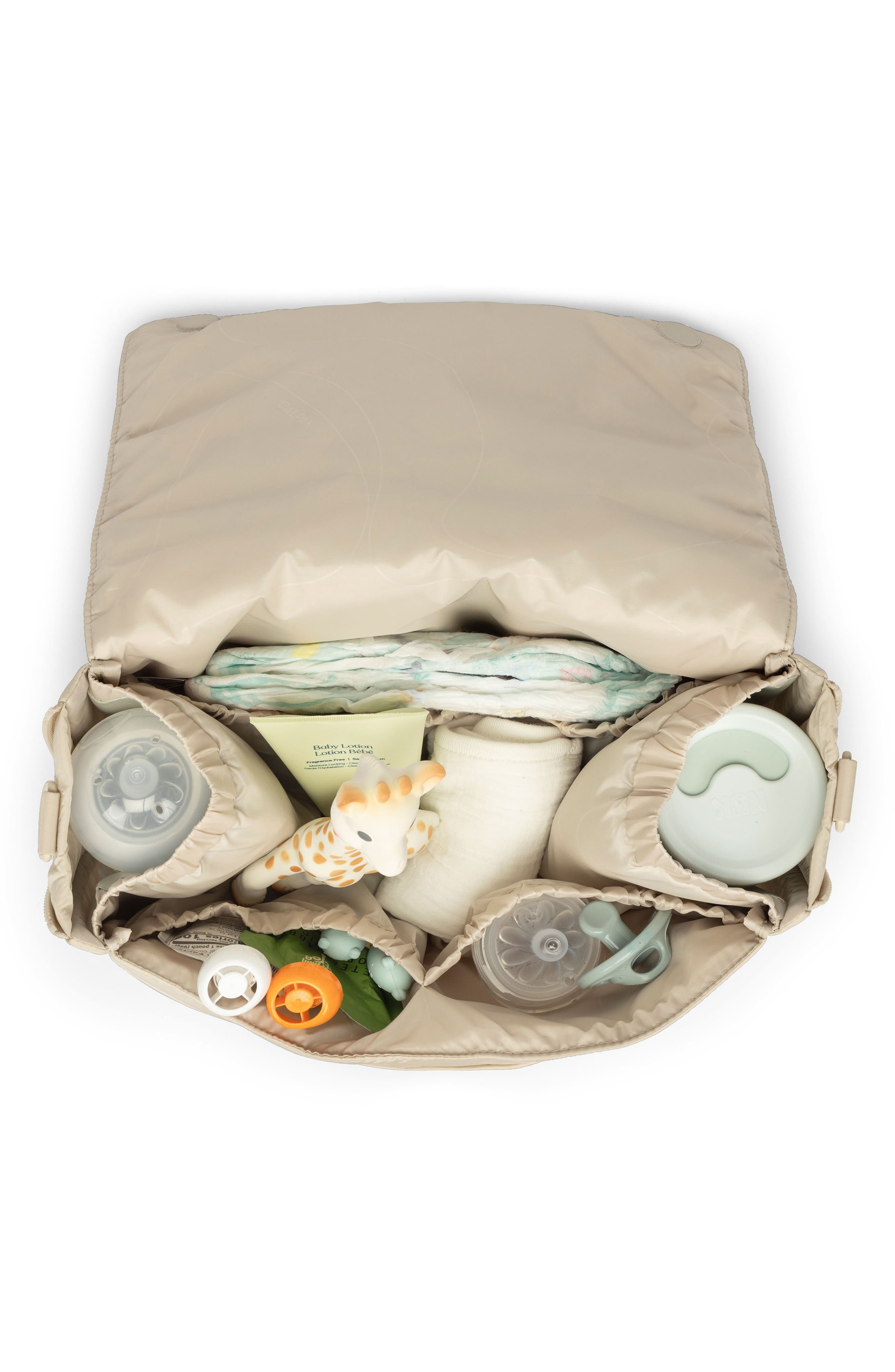 CALPAK Convertible Stroller Caddy Crossbody Bag, Alternate, color, Oatmeal