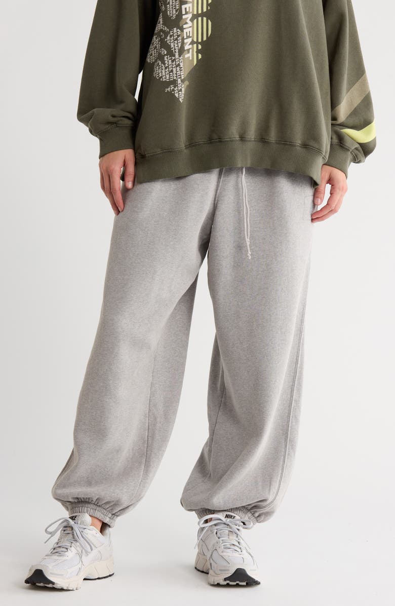 Free People FP Movement All Star Relaxed Fit Cotton Blend Sweatpants, Main, color, Grey