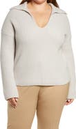Vince Collared Wool & Cashmere Sweater