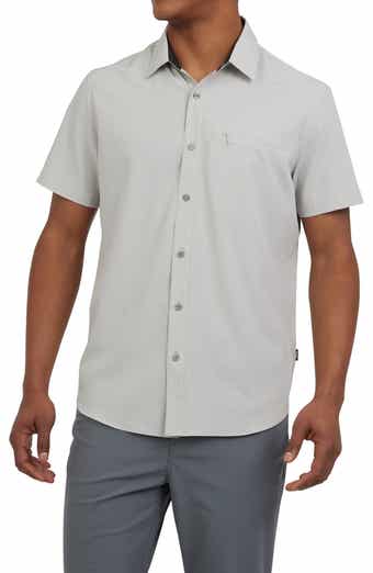 DKNY SPORTSWEAR Lenox Short Sleeve Button-Up Shirt