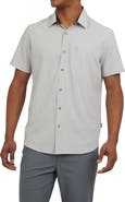 DKNY SPORTSWEAR Lenox Short Sleeve Button-Up Shirt