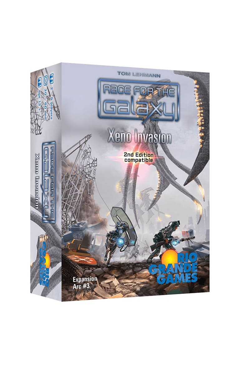 Race for The Galaxy Xeno Invasion Board Game Expansion, Main, color, Multicolored