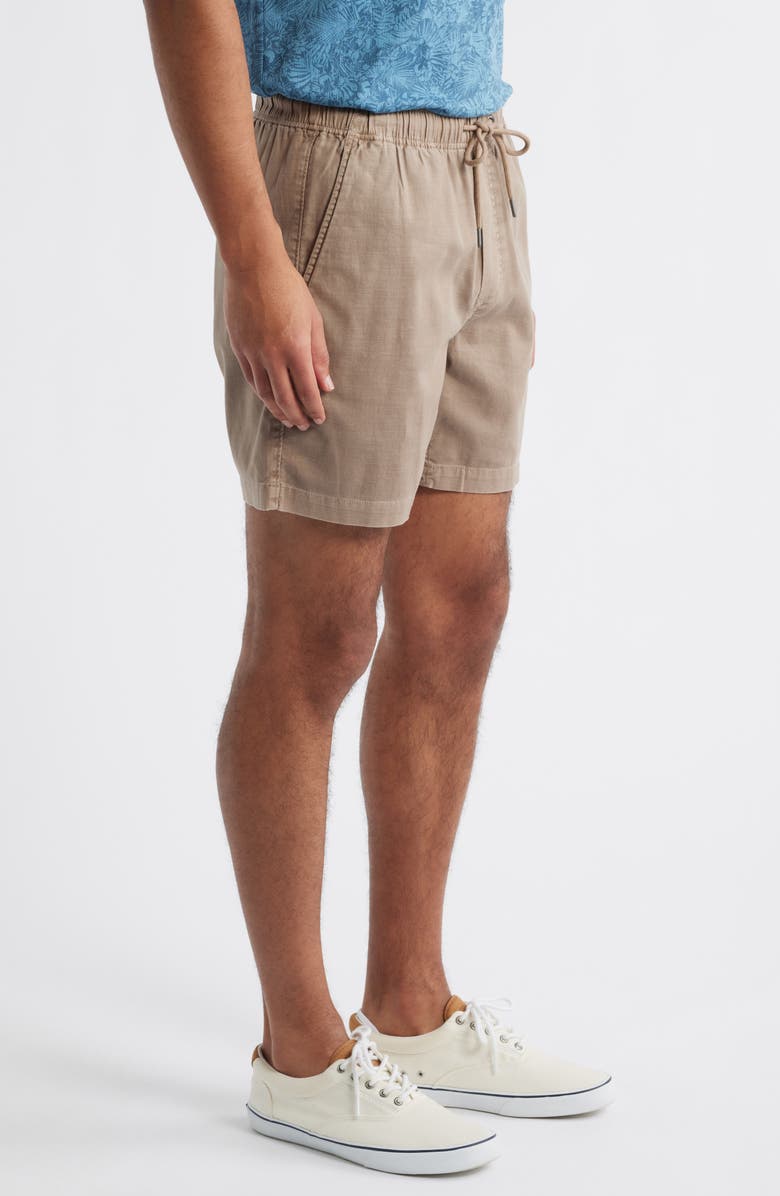 Faherty Essential Stretch Cotton Drawstring Shorts, Alternate, color, Mountain Cliff