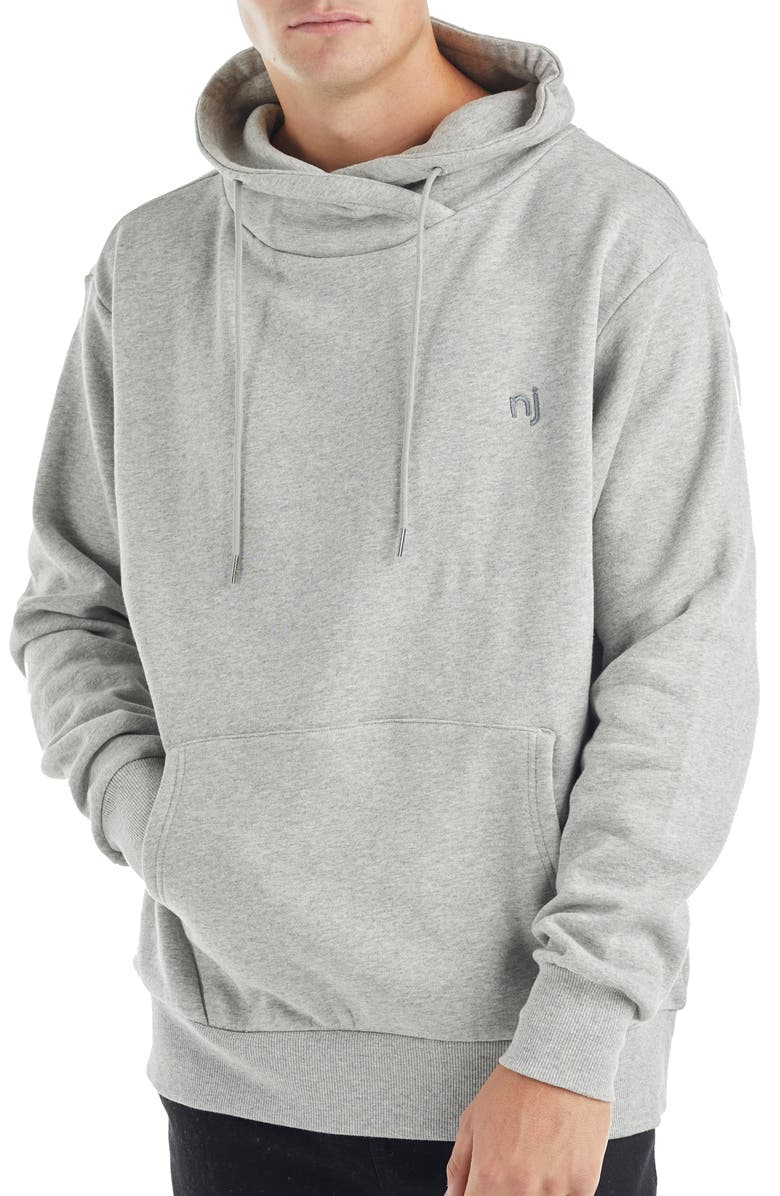 NANA JUDY Authentic Funnel Neck Stretch Cotton Hoodie, Alternate, color, 