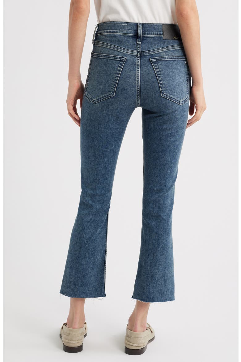 Flexi Peyton Raw Hem Crop Bootcut Jeans, Alternate, color, SADIE