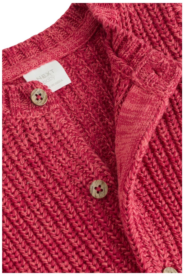 Kids' My 1st Christmas Cardigan, Alternate, color, RED
