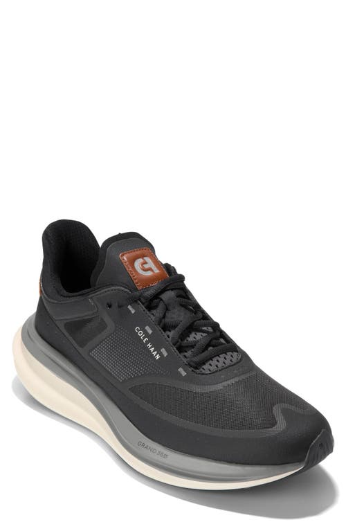 Cole Haan Men's Øriginal Grand Quadstar Running Sneakers - Black Size 12 In Black/british Tan/periscope