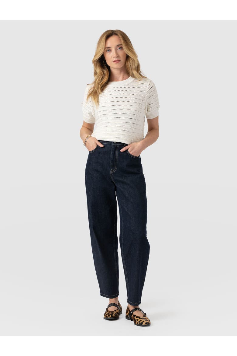 Ester Short Sleeve Knit, Alternate, color, Cream