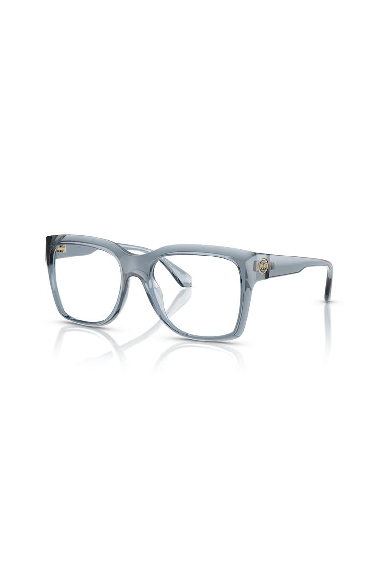 53mm Square optical glasses, Main, color, Blue