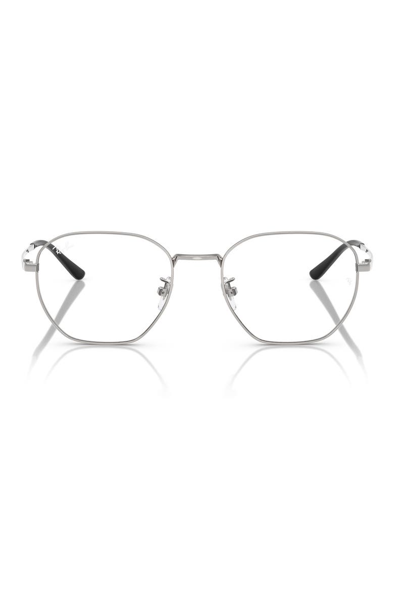 53mm Irregular Optical Glasses, Main, color, SILVER