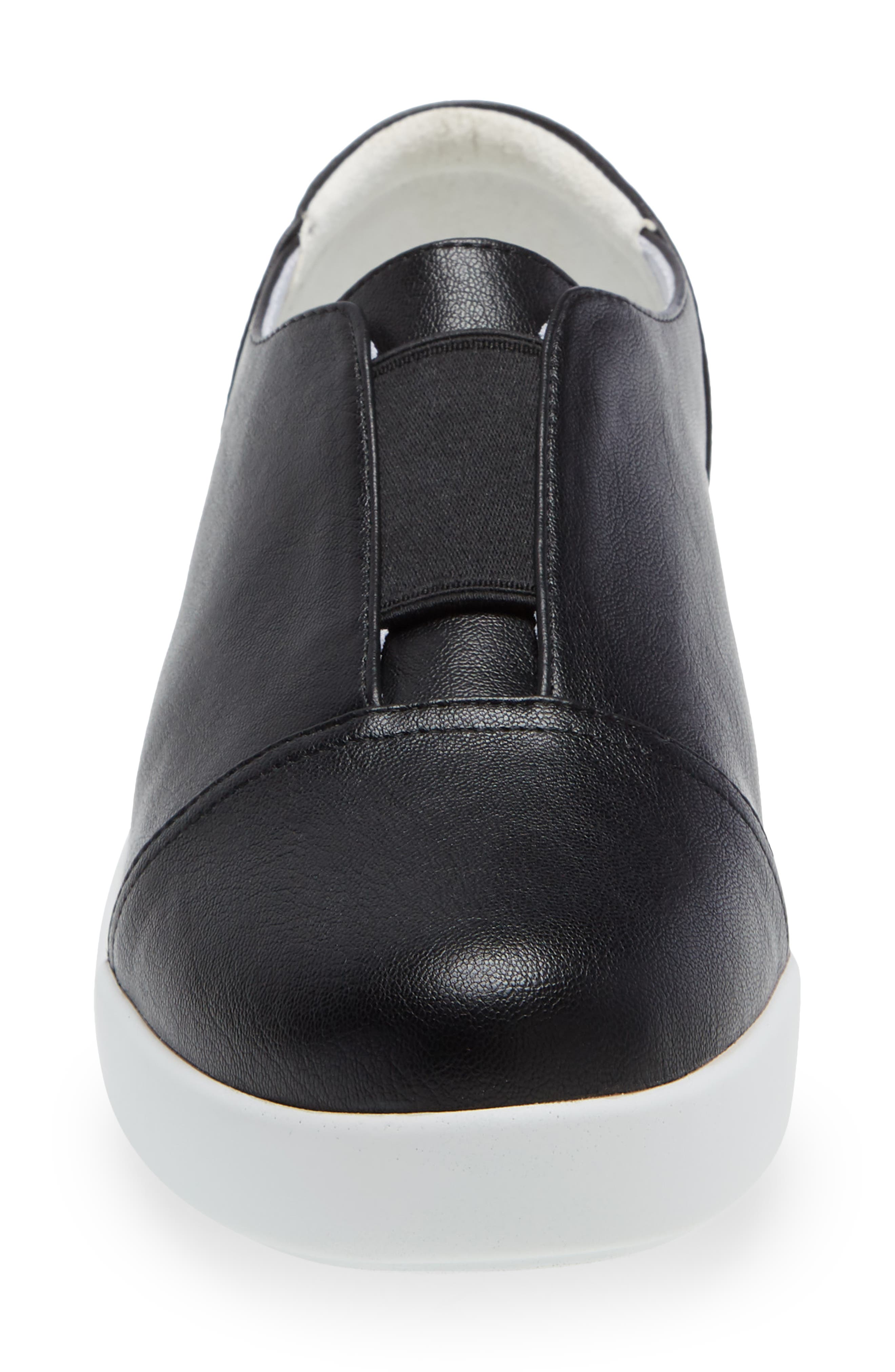 Alegria by PG Lite Posy Slip-On Sneaker, Alternate, color, Black Leather