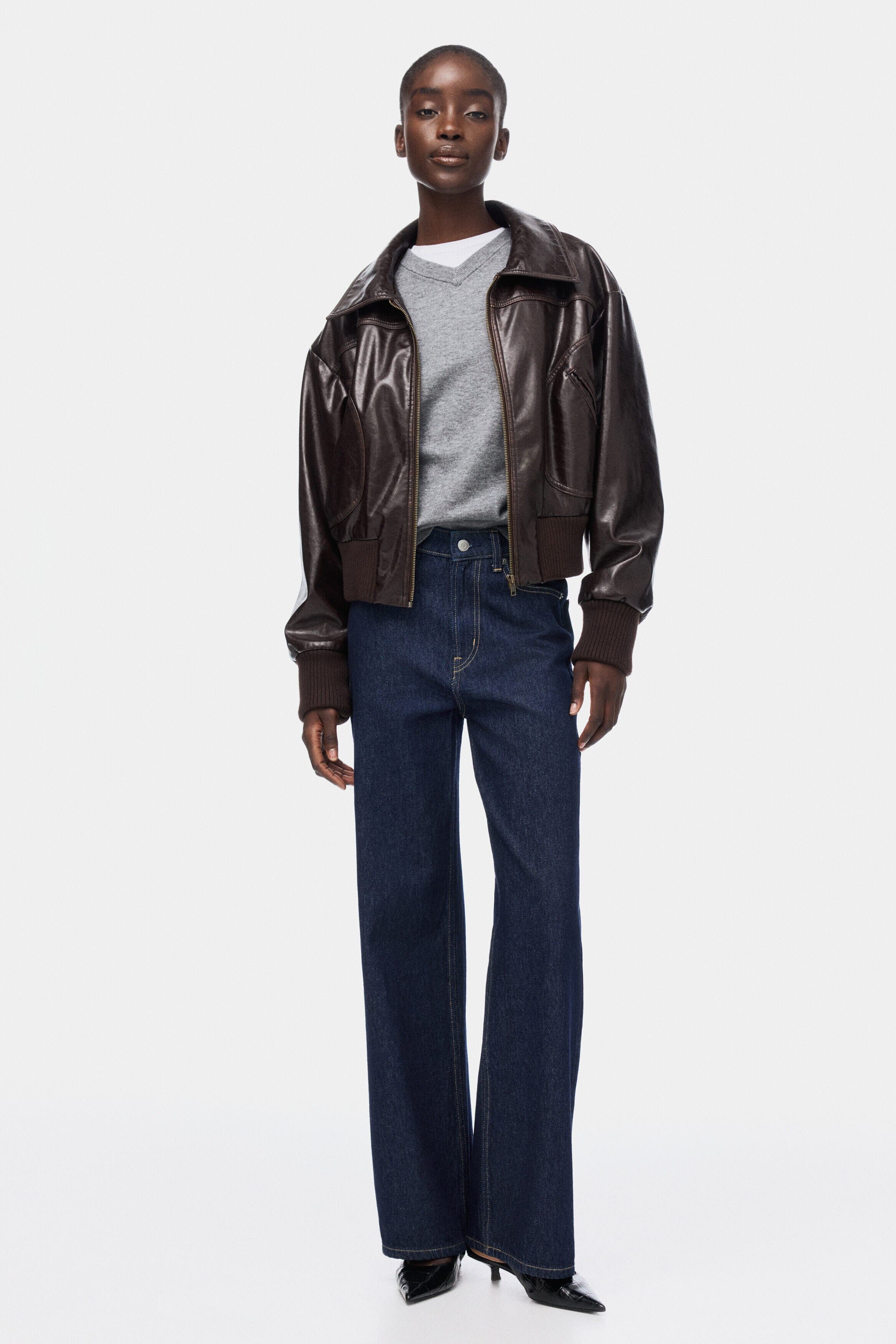 selected Navy denim blue