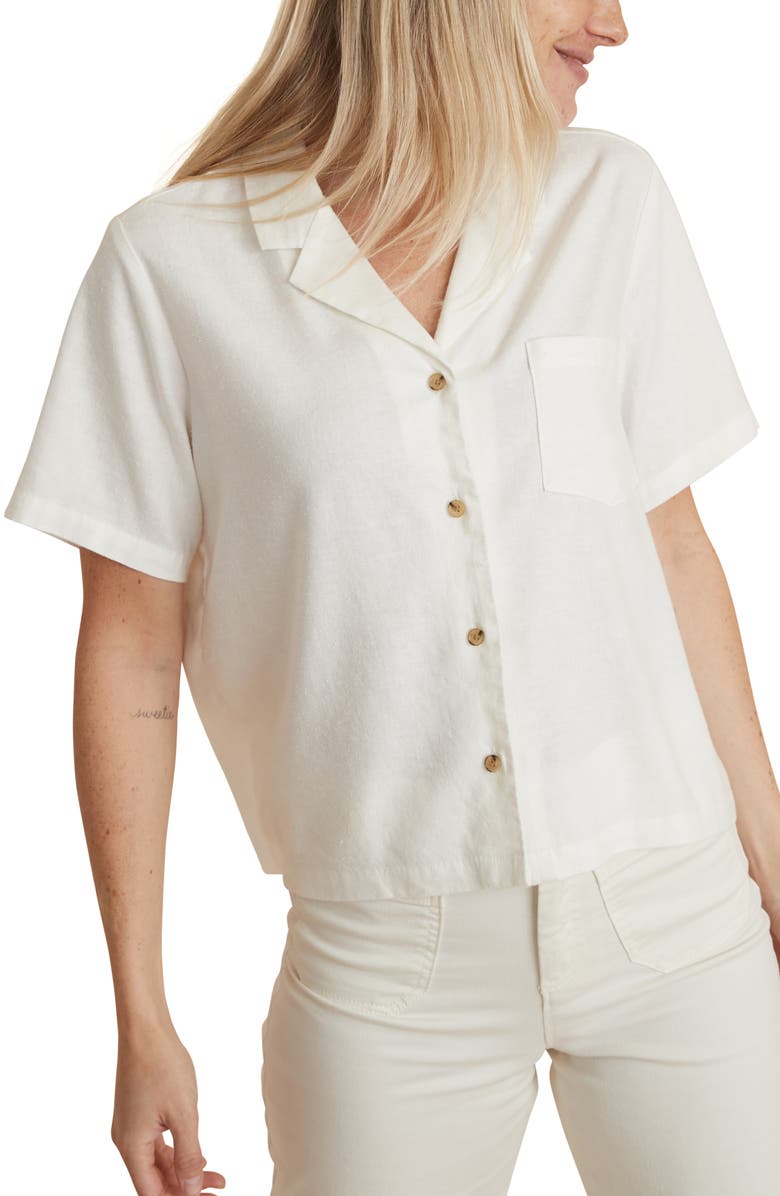 Marine Layer Lucy Resort Shirt, Main, color,