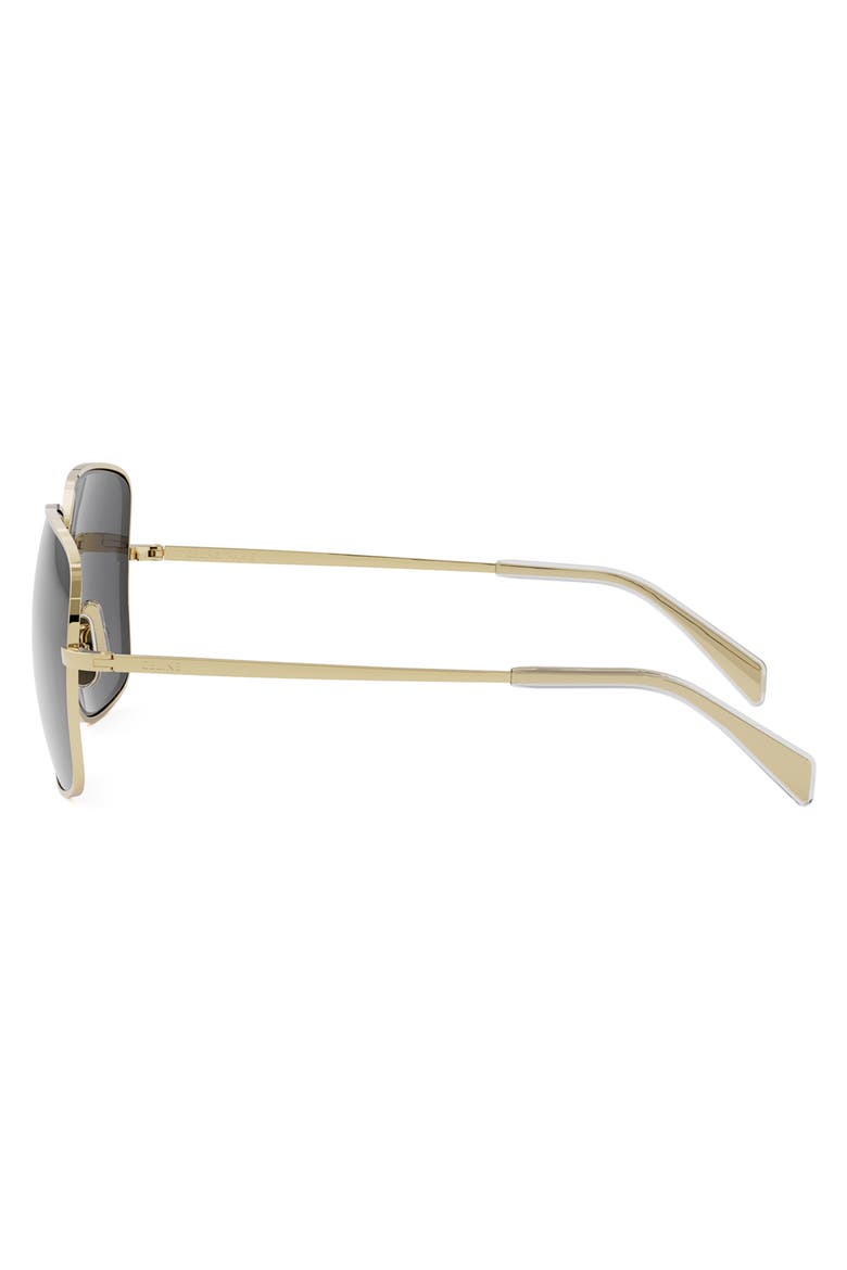Rhinestone Triomphe 59mm Square Sunglasses, Alternate, color, SHINY ENDURA GOLD / SMOKE