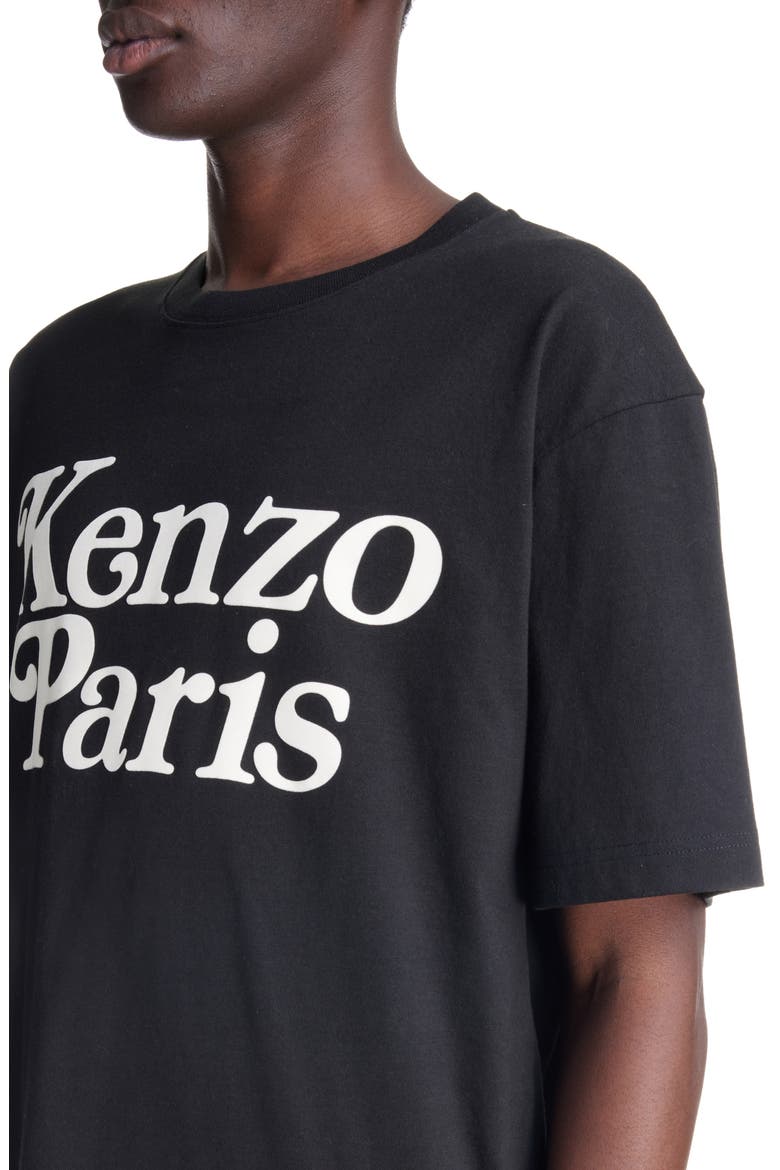 Verdy Logo Oversize Cotton Graphic T-Shirt, Alternate, color, BLACK
