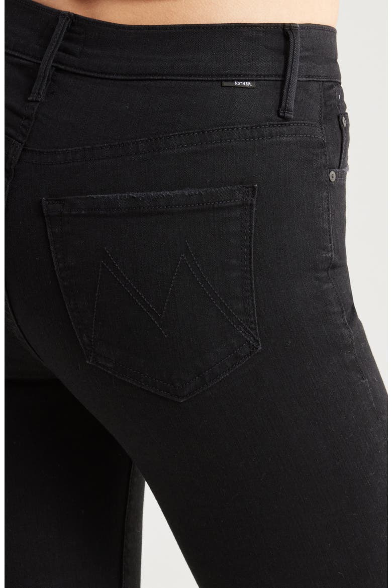 Stunner Bunny Snip High Waist Zip Hem Capri Jeans, Alternate, color, NOT GUILTY
