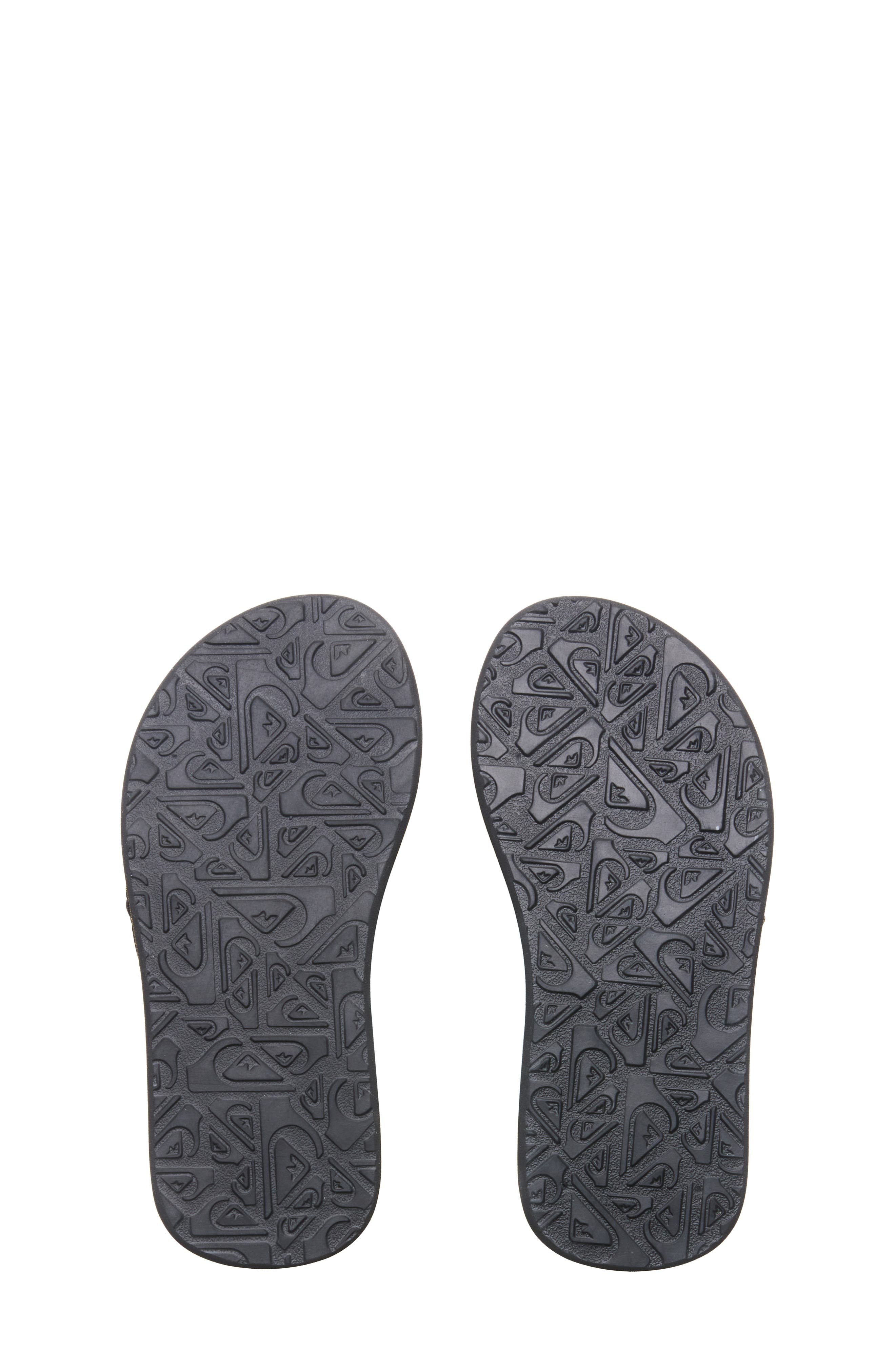 Quiksilver Kids' Moncata Layback Flip Flop, Alternate, color, Black/ Multi
