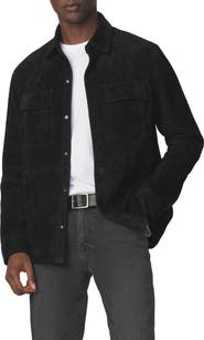 Joe's Suede Snap-Up Overshirt