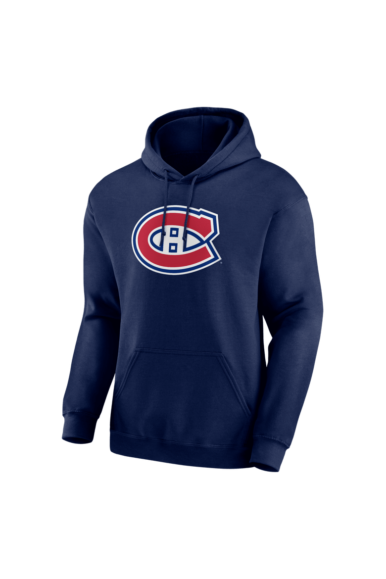 Men's Logo Athletic Navy Montreal Canadiens Essential Hoodie, Alternate, color, Navy