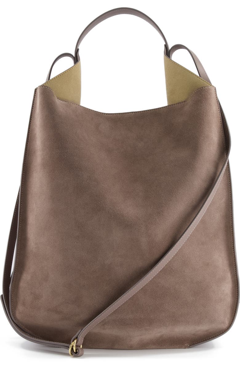 Ree Projects Large Helene Suede Tote, Main, color,