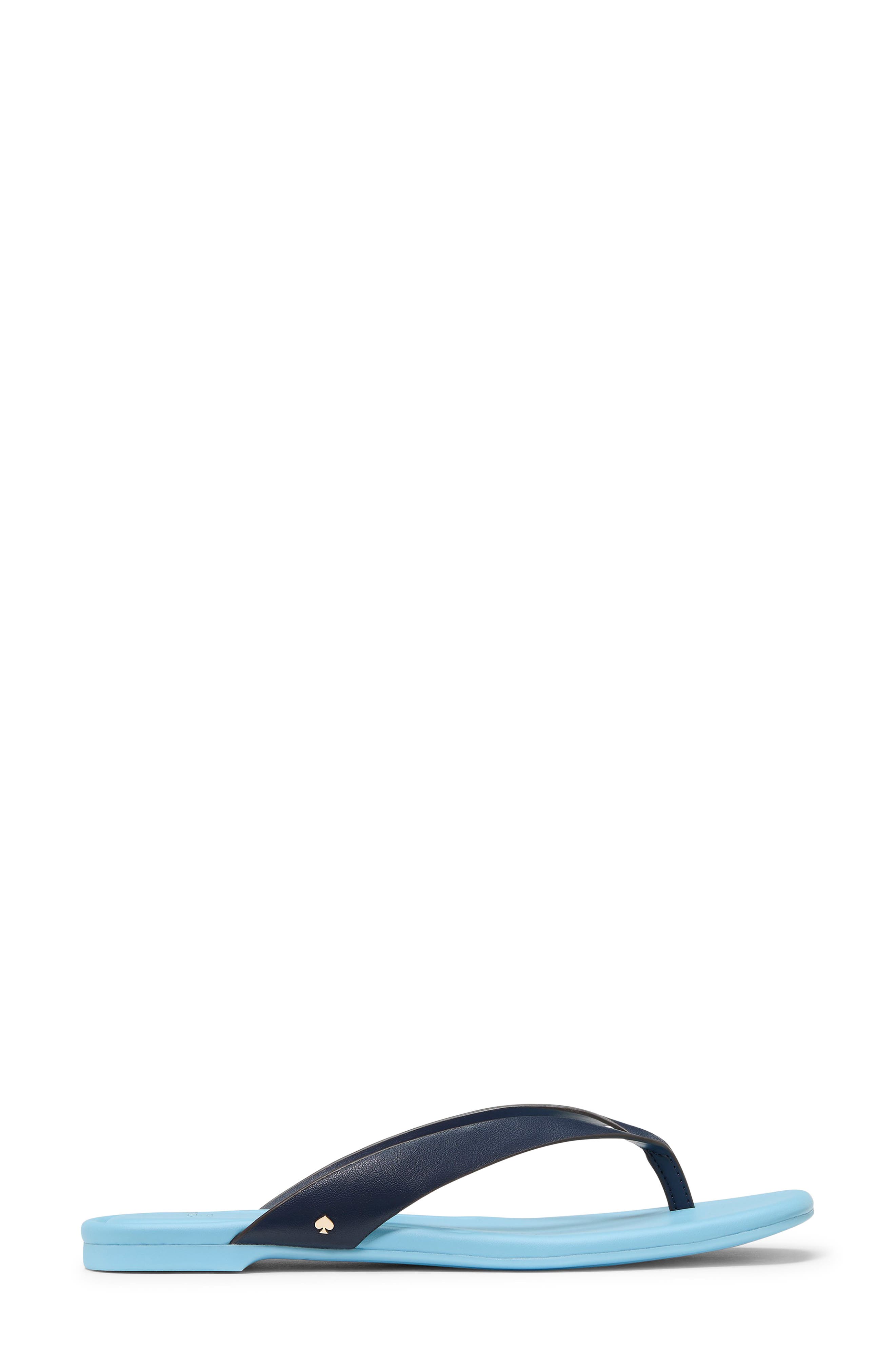 sandie flip flop, Alternate, color, CAPTAIN NAVY/ PRISTINE POOL