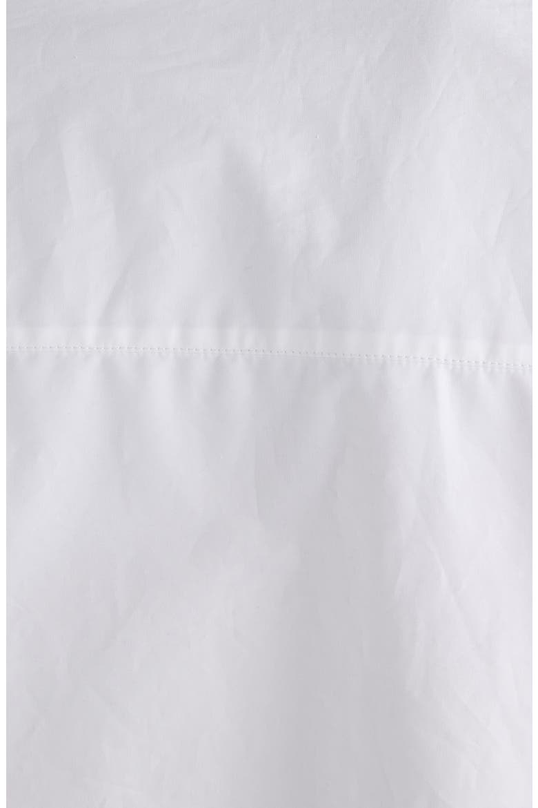 Semifitted Button-Up Shirt, Alternate, color, 9000 WHITE