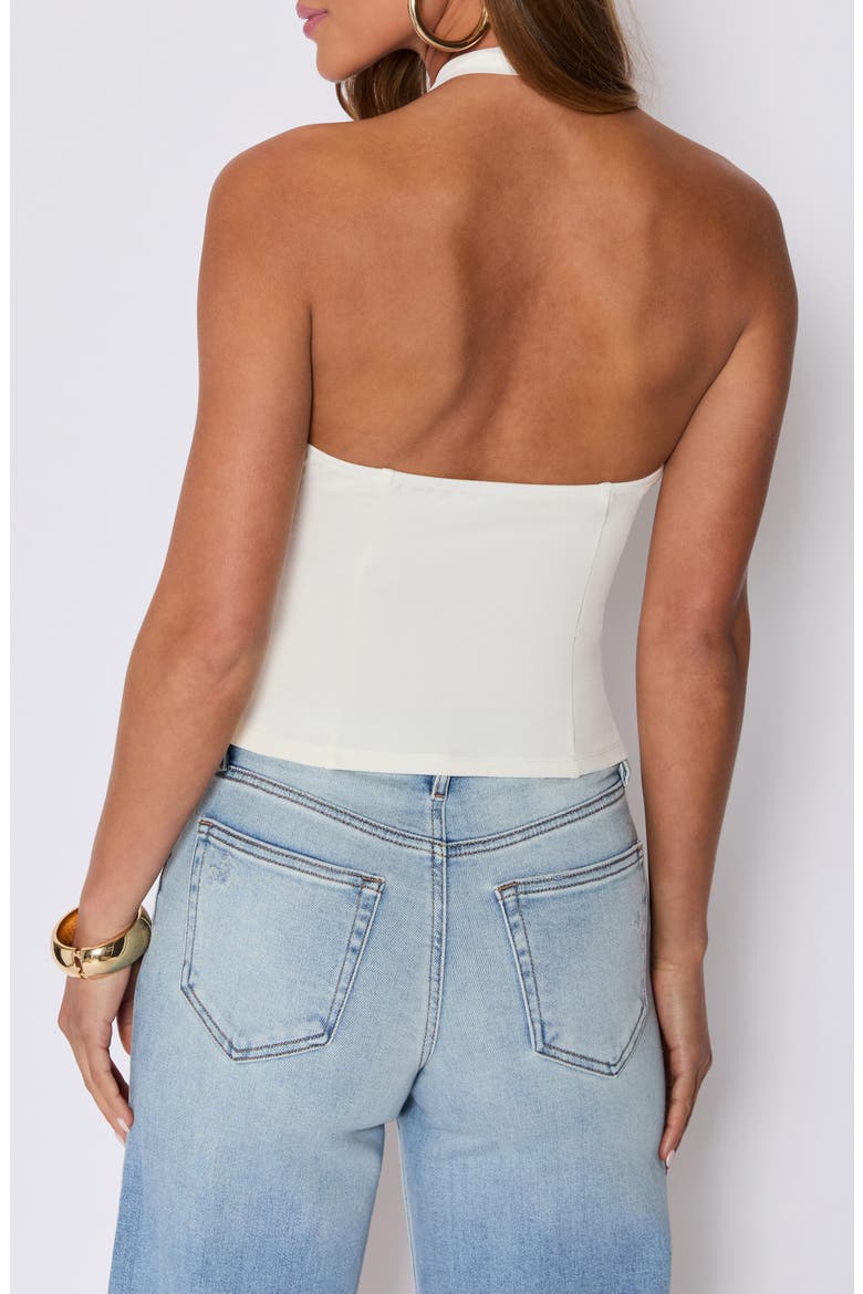 Al Fresco Knit Halter Top (Nordstrom Exclusive), Alternate, color, CREAM