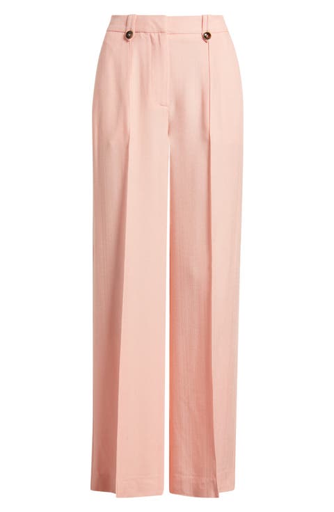 Magda Wide Leg Pleat Pants
