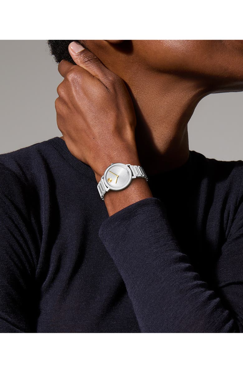 Movado Bold Evolution 2.0 Bracelet Watch, Alternate, color, Silver