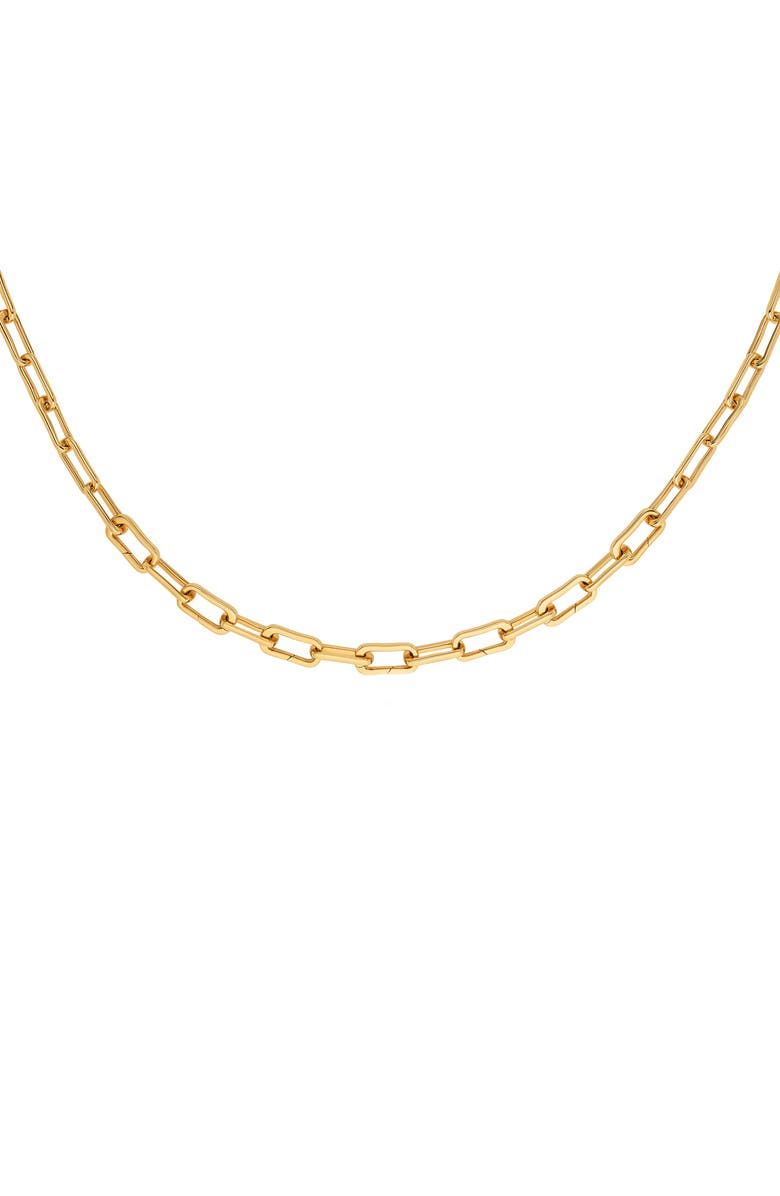 Monica Vinader Alta Capture Necklace, Alternate, color, Yellow Gold