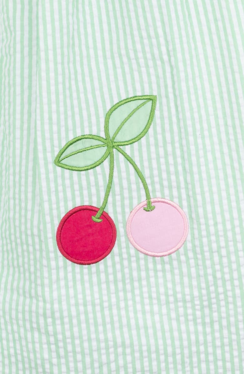 Rare Editions Kids' Cherry Embroidered Seersucker Dress, Alternate, color,