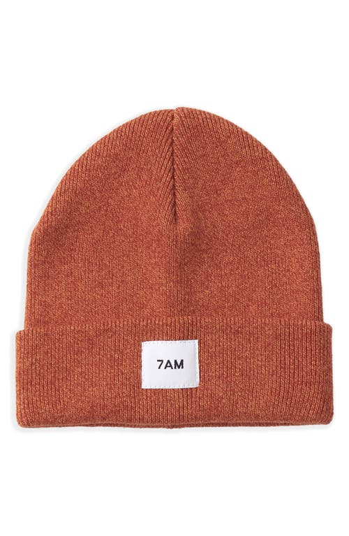7 A.m. Enfant Kids' Heathered Beanie In Spice